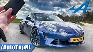 ALPINE A110 REVIEW POV Test Drive on AUTOBAHN & ROAD by AutoTopNL