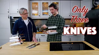 🔪 Knife Expert Explains Knife Styles - How To Choose If I Only Buy Three Knives? @Sharp Knife Shop