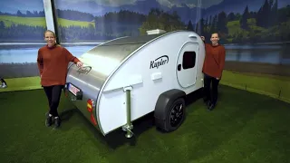 Kleinste Wohnwagen der Welt: Kupler Edelstahl 2021 Offroad. Unter 750kg. Minimalismus aus Estland.