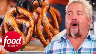 How To Make Buttery Soft Pretzels From Scratch | Diners, Drive-Ins & Dives