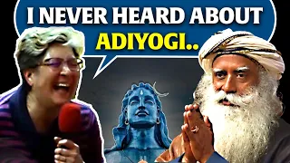 When She Questioned about Adiyogi | Sadhguru EPIC Comeback.