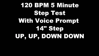 CBP PFT 1 5 minute step test. With Vocal Prompts