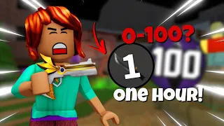 SEEING HOW MANY TIMES I CAN LEVEL UP IN ONE HOUR.. [Roblox mm2]