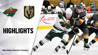 Wild @ Golden Knights 4/1/21 | NHL Highlights