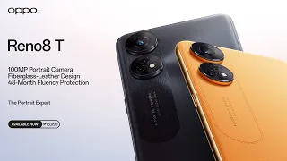 OPPO Reno8 T | The All-New Portrait Expert - Fiberglass-Leather Design