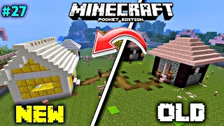 I build a golden village in MCPE survival series 1.20. ( hindi) pe #27