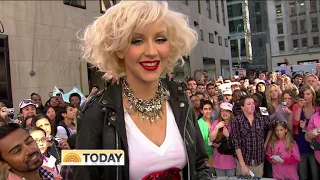 Christina Aguilera - Fighter (LIVE) Today Show [High Definition]