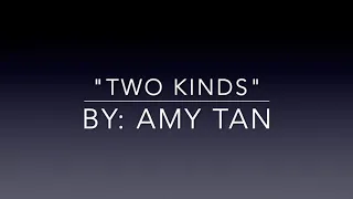 "Two Kinds" by Amy Tan Audiobook Recording
