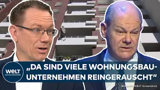 WOHNUNGSBAU IN DEUTSCHLAND: "Komplett verrechnet" – Olaf Scholz: Vieles spricht für Stabilisierung