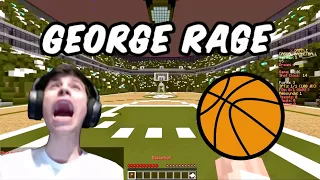 Georgenotfound rages (cusses) while playing basketball w/ Dream, Sapnap & others