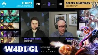 Cloud 9 vs Golden Guardians | Week 4 Day 1 S11 LCS Spring 2021 | C9 vs GG W4D1