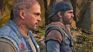 Days Gone. Бухарь и Дик едут на Lost Lake.