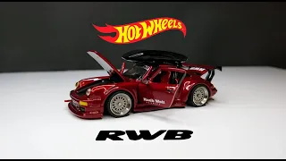 Porsche 934 Rauh-Welt Begriff Custom Hot Wheels