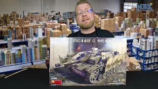 MBK unboxing #767 - 1:35 Stug III Ausf. G Alkett Production 1945 (MiniArt 35388)