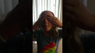 My daughter saying alphabet backwards in 5 seconds