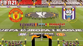 FIFA 21 | Manchester United vs Anderlecht - UEL Europa League UEFA - Full Gameplay