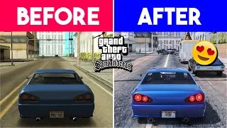 GTA San Andreas *Realistic Graphics Mod* For Low End PC (1GB RAM)