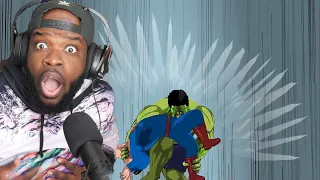 MARVEL BEATS DC...Right?! Superman Vs Hulk Animation Part 2 (REACTION)