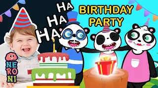 🎂 Happy Birthday Goofy Panda! Make your baby laugh! 🐼🐝