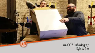 What happens when you let Warm Employees unbox a WA-CX12 microphone?