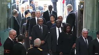 Live coverage of HM Queen Elizabeth II's state funeral at Westminster Abbey in London and Windsor. B