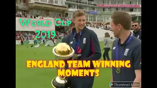England Cricket Team Celebration after Winning.