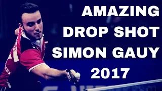 AMAZING Drop Shot By SIMON GAUZY @ World Cup 2017 Table Tennis Training Session