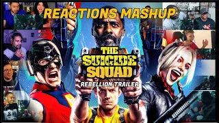 THE SUICIDE SQUAD | Rebellion Trailer [REACTIONS MASHUP!]