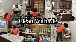 End of Year Clean with Me | organize, declutter & cleaning motivation
