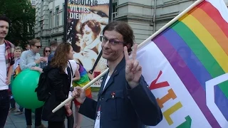 "Baltic Pride 2016" seksualinių mažumų paradas-eitynės Vilniuje [2016-06-18]