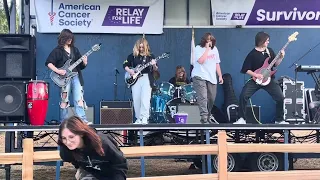 School of Rock San Mateo - Domination at Millbrae Central Park for Cancer Awareness 9/16/23