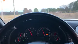 On 3 C6 Single Turbo Corvette Rolling Into Boost