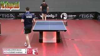 Table Tennis Challenger Series 2019 - Bence Majoros Vs Andreas Levenko -