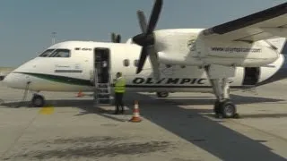 Olympic Dash 8-102|Flight OA68 Athens-Skiathos|Scenic Flight in Full HD