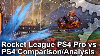 [4K] Rocket League PS4 Pro vs PS4 Graphics Comparison + Frame-Rate Test