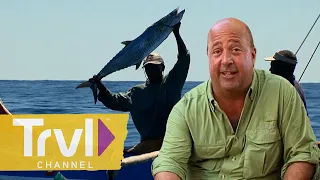 Bare-Bones Ocean Fishing in Madagascar | Bizarre Foods with Andrew Zimmern | Travel Channel