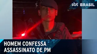 Suspeito preso confessa envolvimento no assassinato de PM em Guarujá | SBT Brasil (15/04/24)