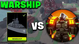 DESTROYING EXPERT MODE WITH WARSHIP | TOWER DEFENSE X ROBLOX