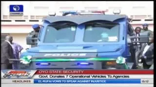 OYO STATE SECURITY: Government Donates 7 Operational Vehicles To Agencies