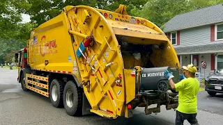 Fast Capitol Waste Garbage Truck Packing Haverhill Trash