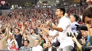 Novak Djokovic bodri Zvezdu | Crvena zvezda - Uniks 63:52