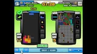 tetris battle a replay of perfect clear