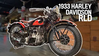 ULTRA RARE- 1933 Harley-Davidson RLD