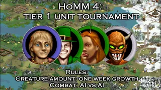 First tier unit tournament: FINAL! / Heroes of Might and Magic 4 creature test