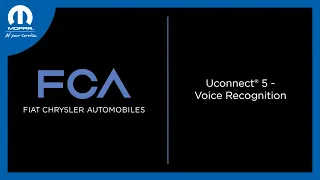 Uconnect® 5 - Voice Recognition | How To | 2024 Chrysler, Dodge, Jeep, Ram, Wagoneer & Fiat Vehicles