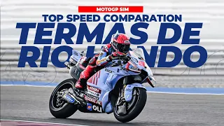 400 KmH? Top Speed Comparation MotoGP Bike 2024 and 2023 on Termas De Rio Hondo Argentina