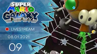 Super Mario Galaxy [Livestream/Blind] - #09 - Eine klebrige Angelegenheit