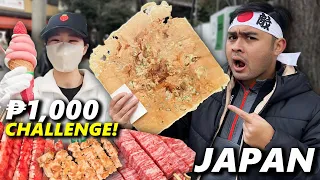 ₱1,000 JAPAN Street Food Challenge in KYOTO Street Food Market!