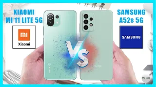 Xiaomi Mi 11 Lite 5G  vs Samsung Galaxy A52s 5G | Full Specifications Comparison
