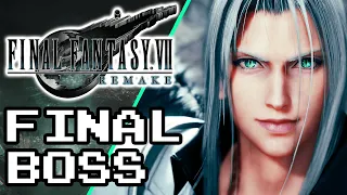 FINAL FANTASY 7 REMAKE - Sephiroth Final Boss Fight & Ending (Japanese)